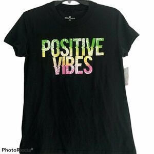 NWT - “Positive Vibes’’ T-Shirt - SZ S/M
